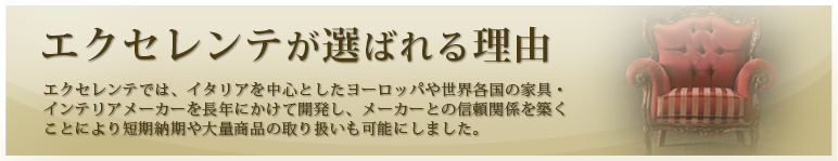エクセレンテが選ばれる理由