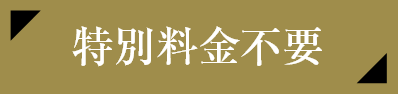 特別料金不要