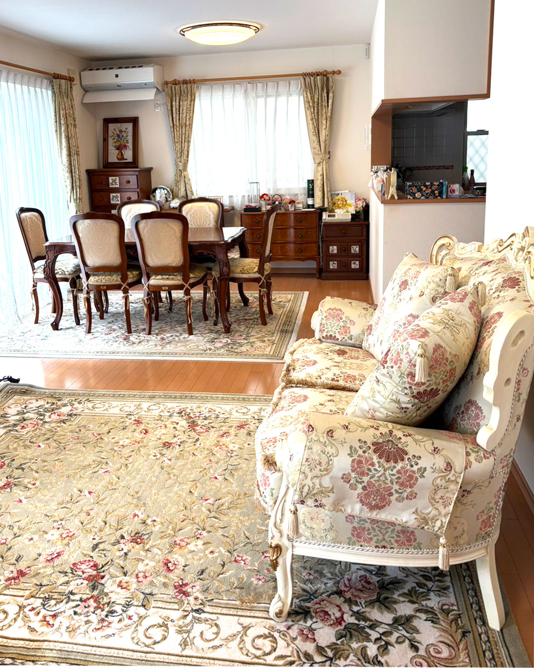 リビングダイニング前景