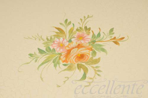 LA6-0200W C^AiCge[u 2i with flower paint 
